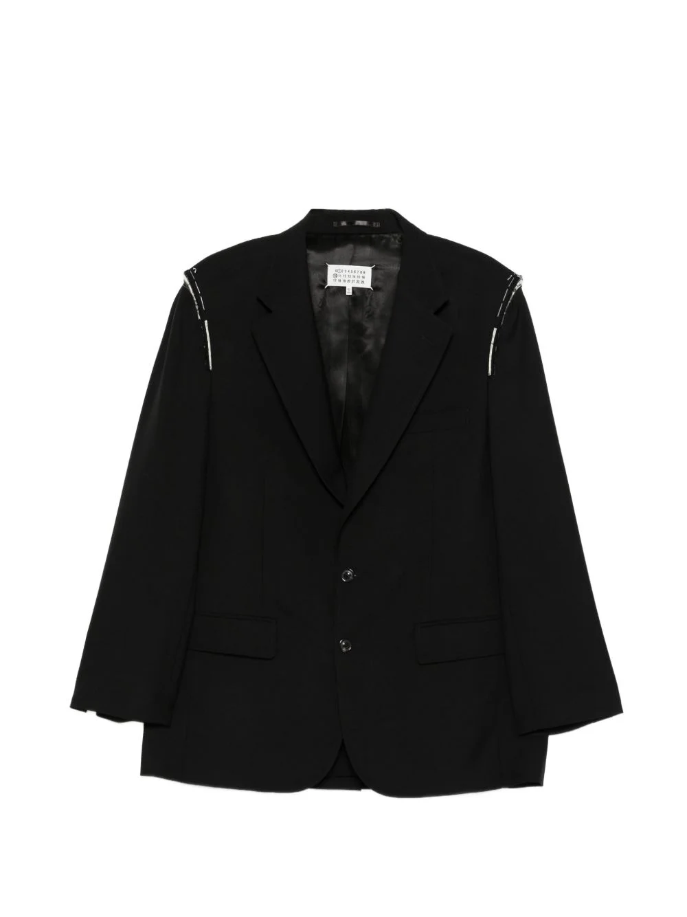cut-out tailored blazer - 1