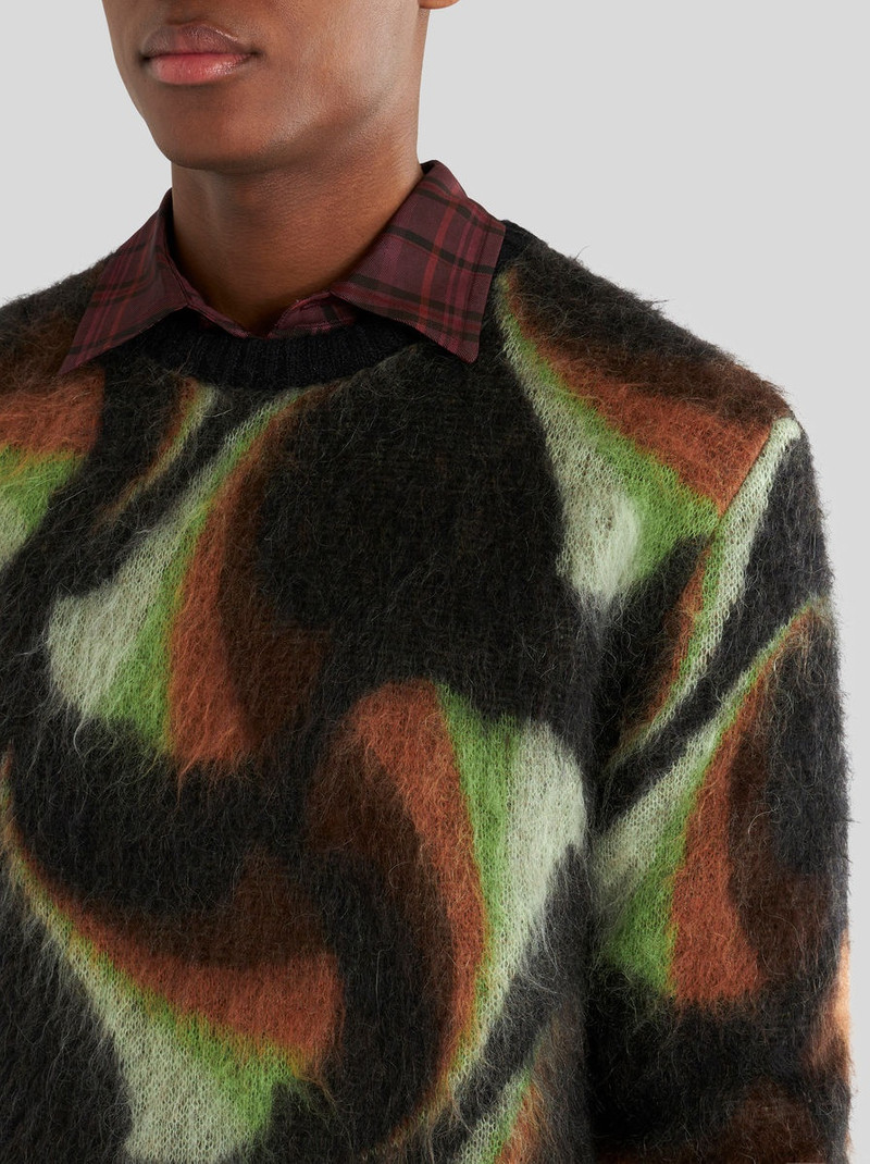 Etro FOLIAGE ROUND NECK JUMPER outlook