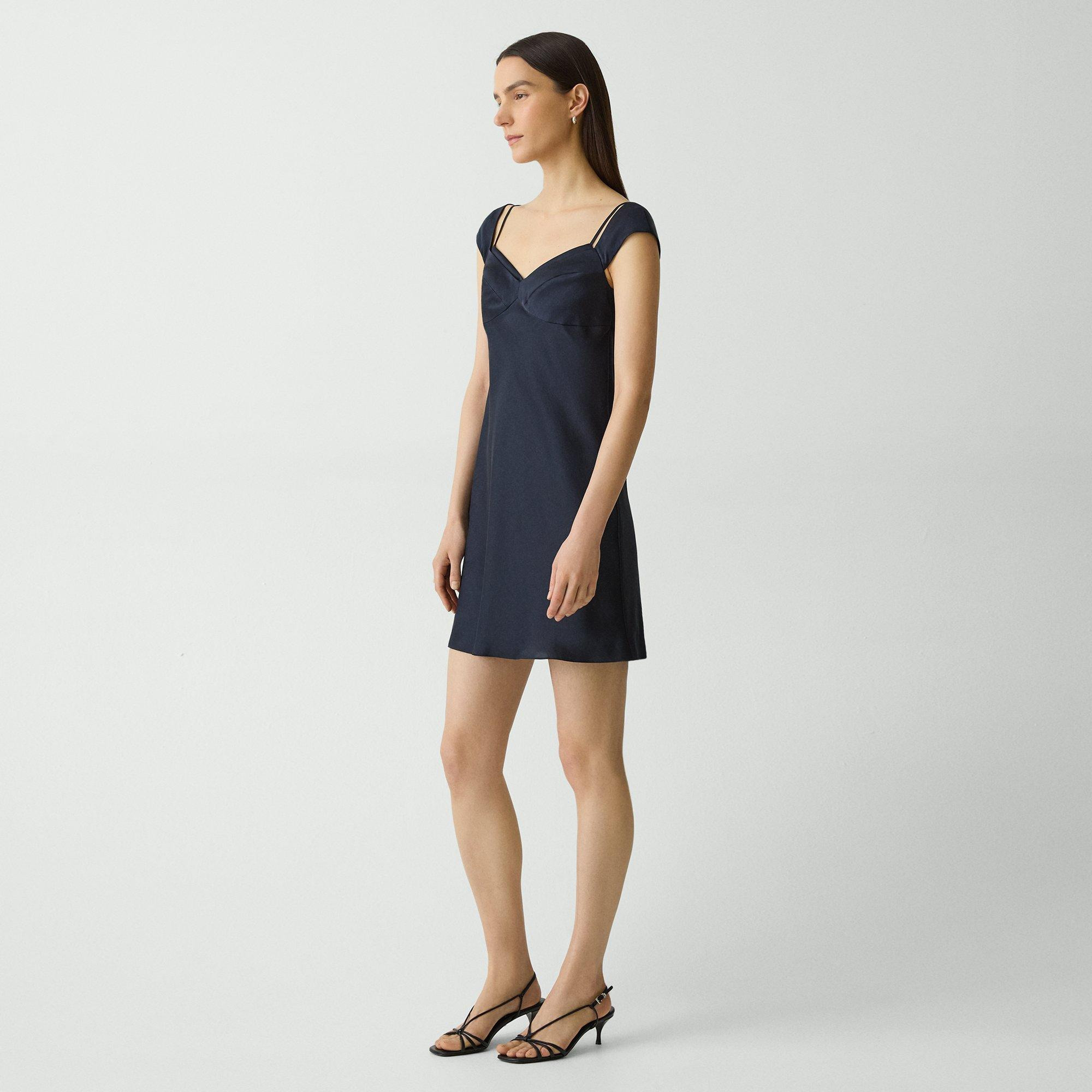 Camisole Dress in Crushed Satin - 3