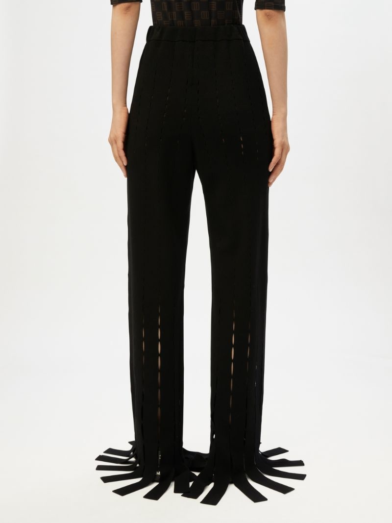 KNITTED CUT OUT PANTS - 5
