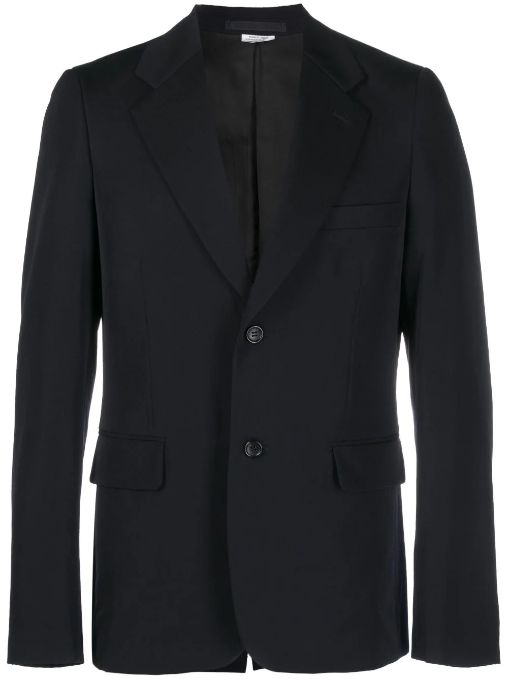 single-breasted notched-lapel blazer - 1