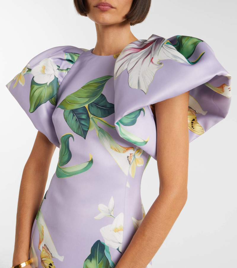 Lucinda floral puff-sleeve maxi dress 4