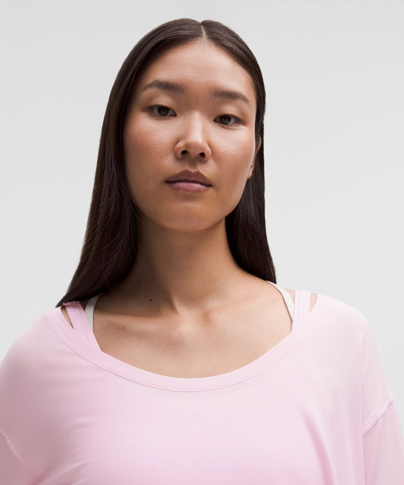 SilkAppeal Side-Slit Long-Sleeve Shirt 4