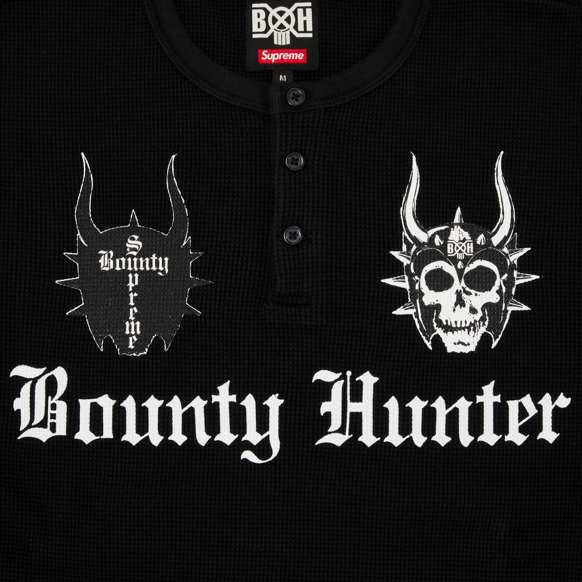 Supreme x Bounty Hunter Thermal Henley Long-Sleeve Top 'Black' - 3