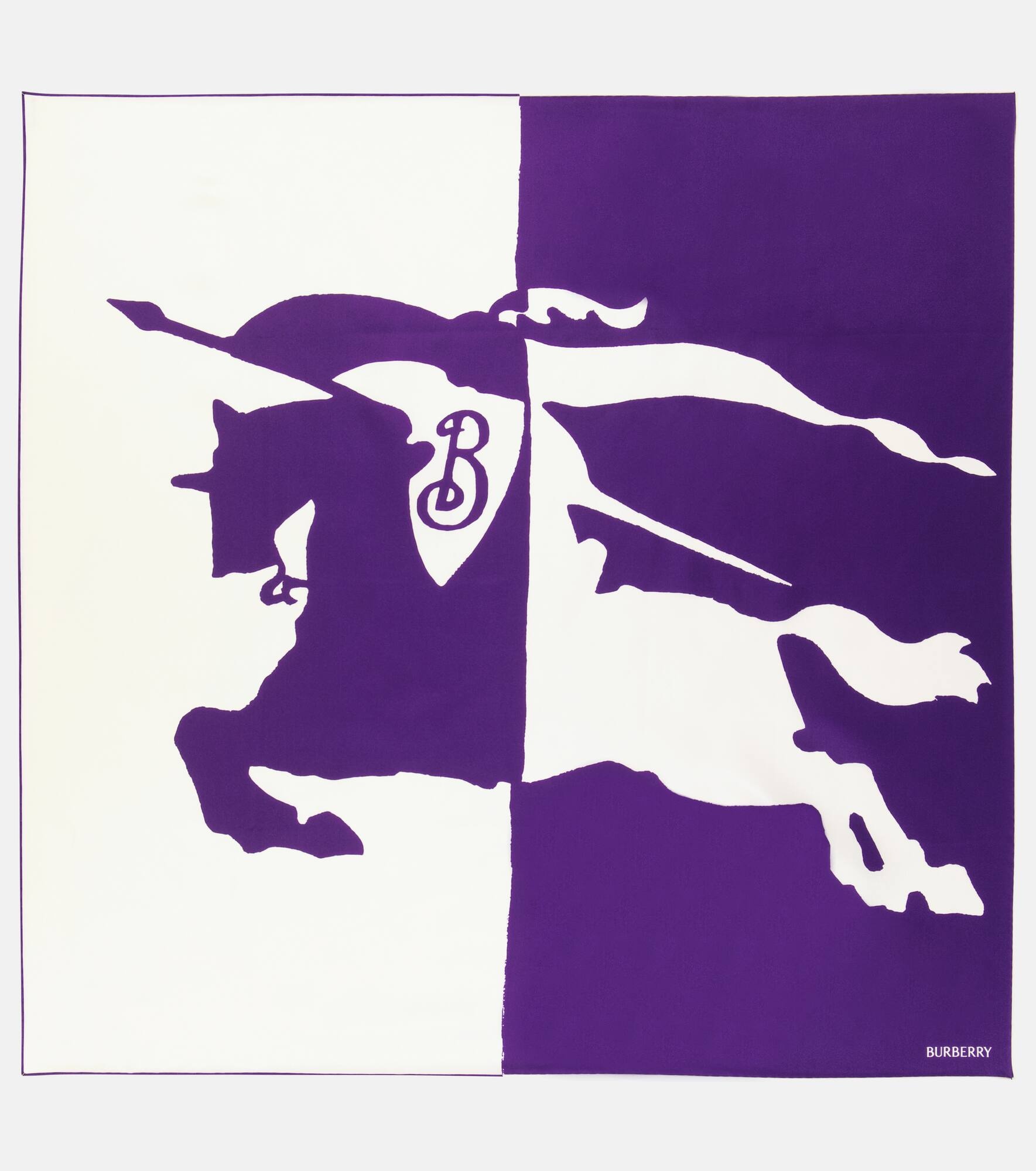 EKD printed silk scarf - 1