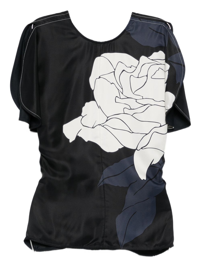floral-print blouse 1