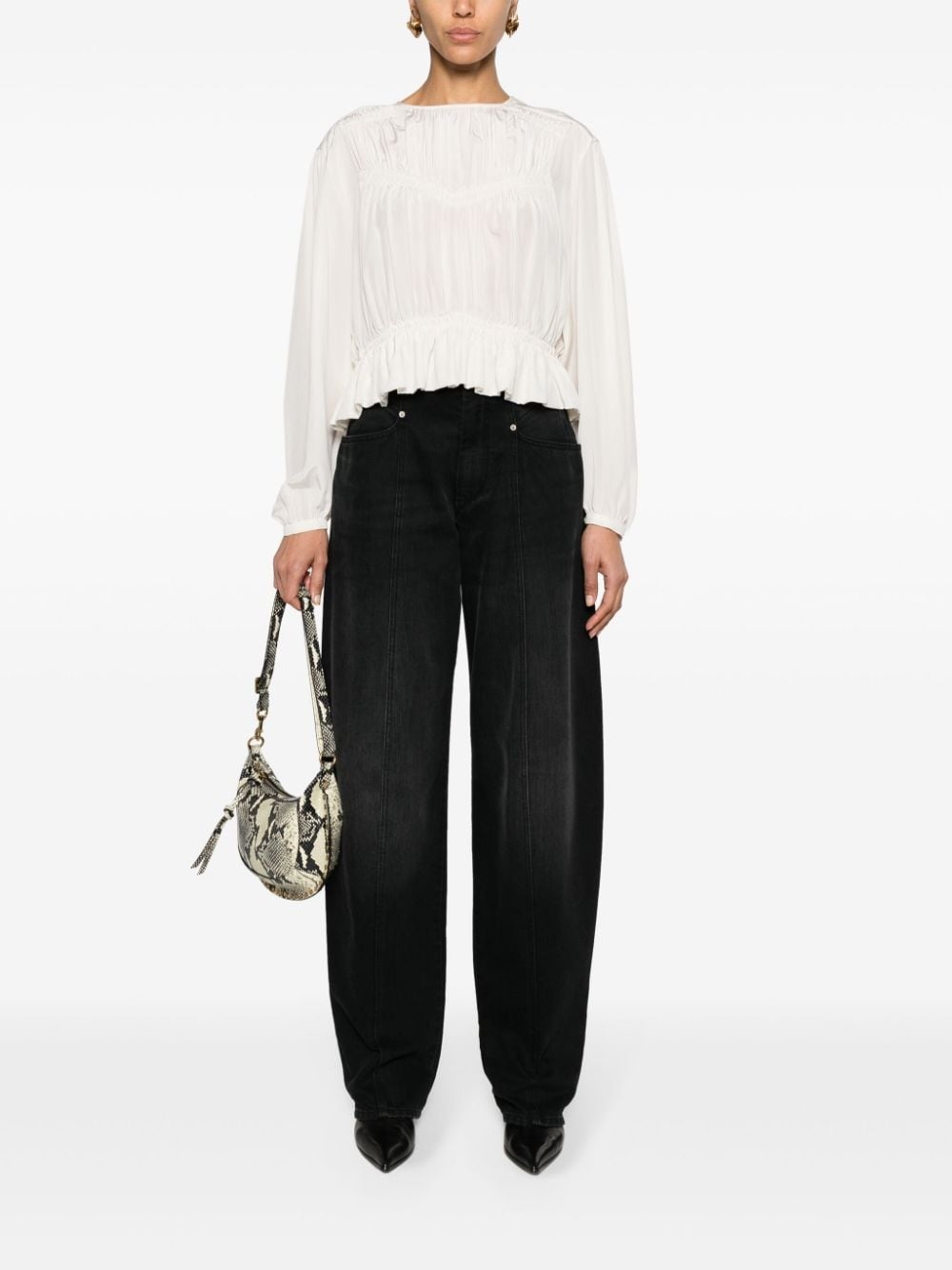 Vetan high-rise wide-leg jeans - 2