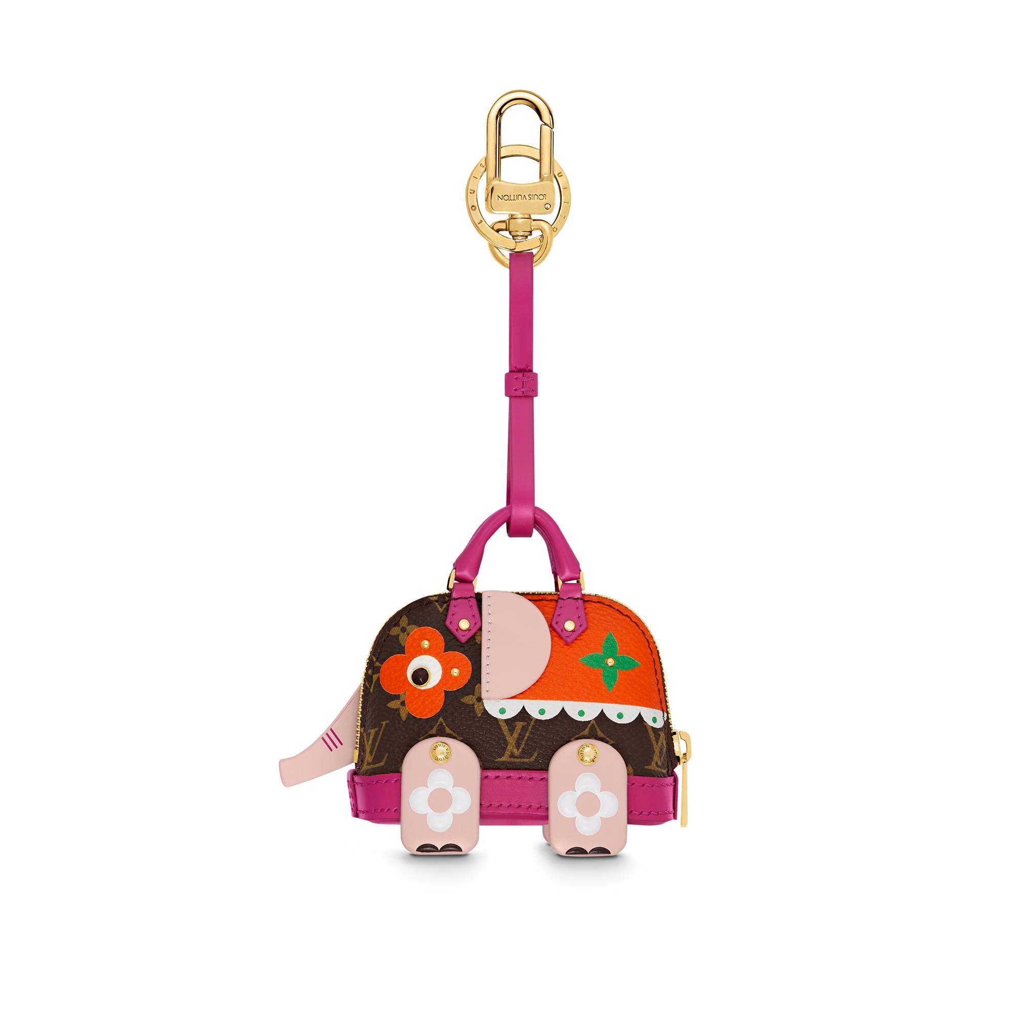 Wild Puppet Alma Elephant Bag Charm and Key Holder - 2