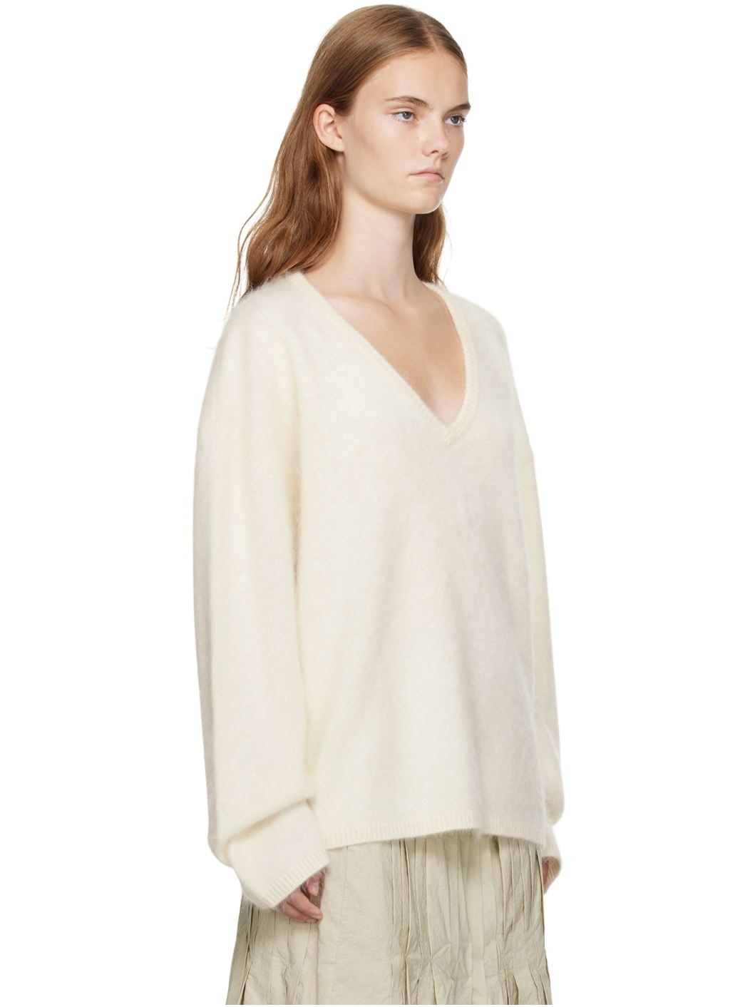 White Margareta Sweater - 2