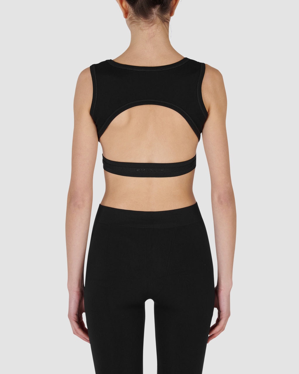 LOGO RIBBING CROP TOP - 5