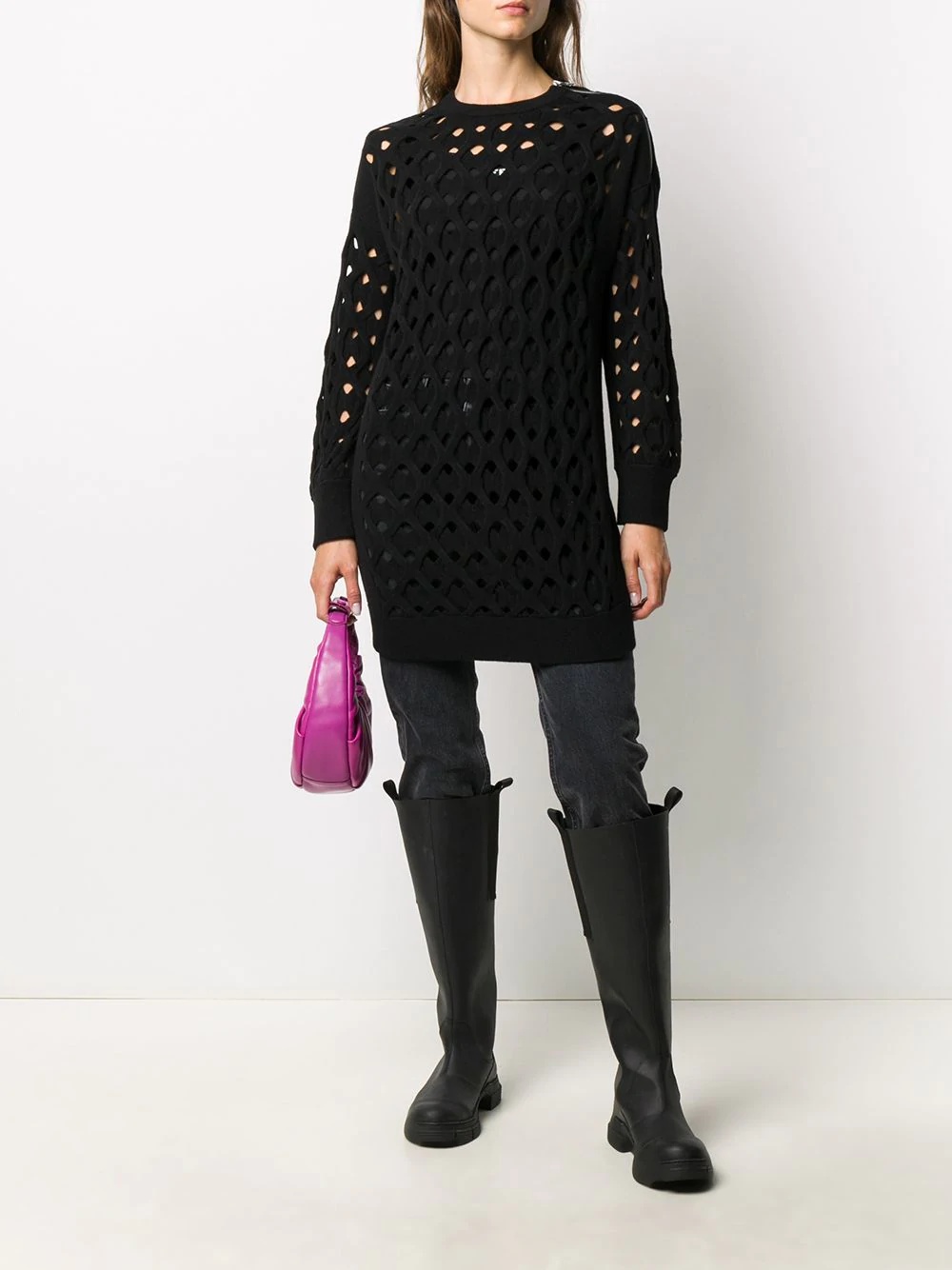 loose knit oversized jumper - 2