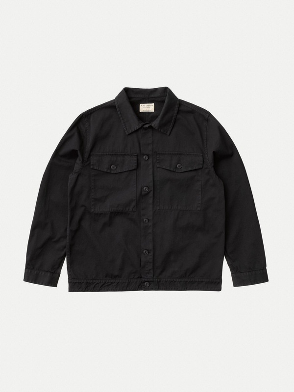 Colin Utility Overshirt Black - 1