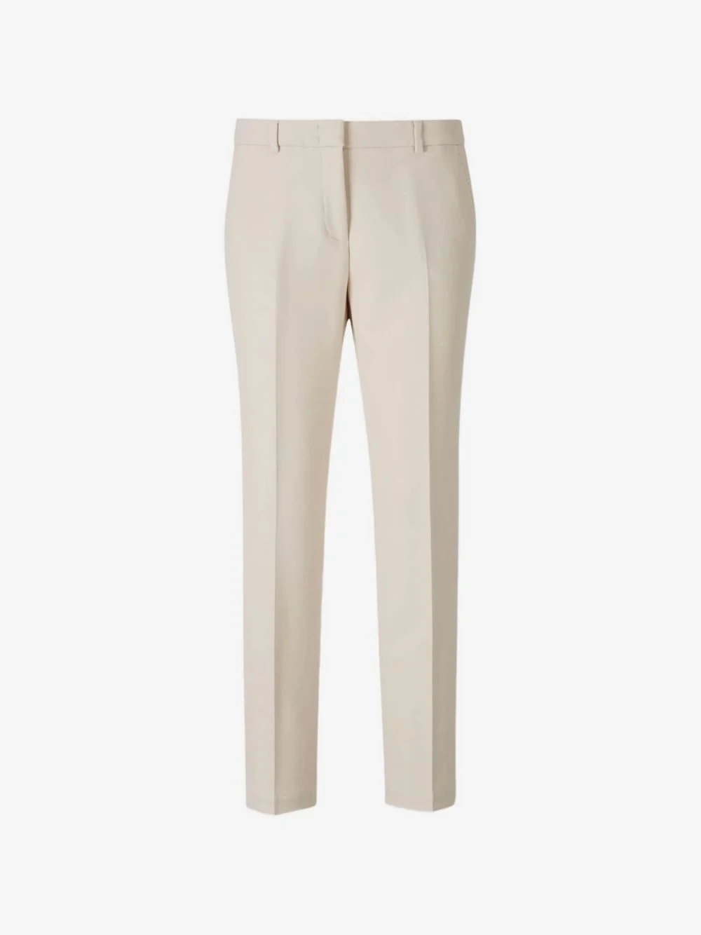 pressed-crease straight-leg trousers - 1