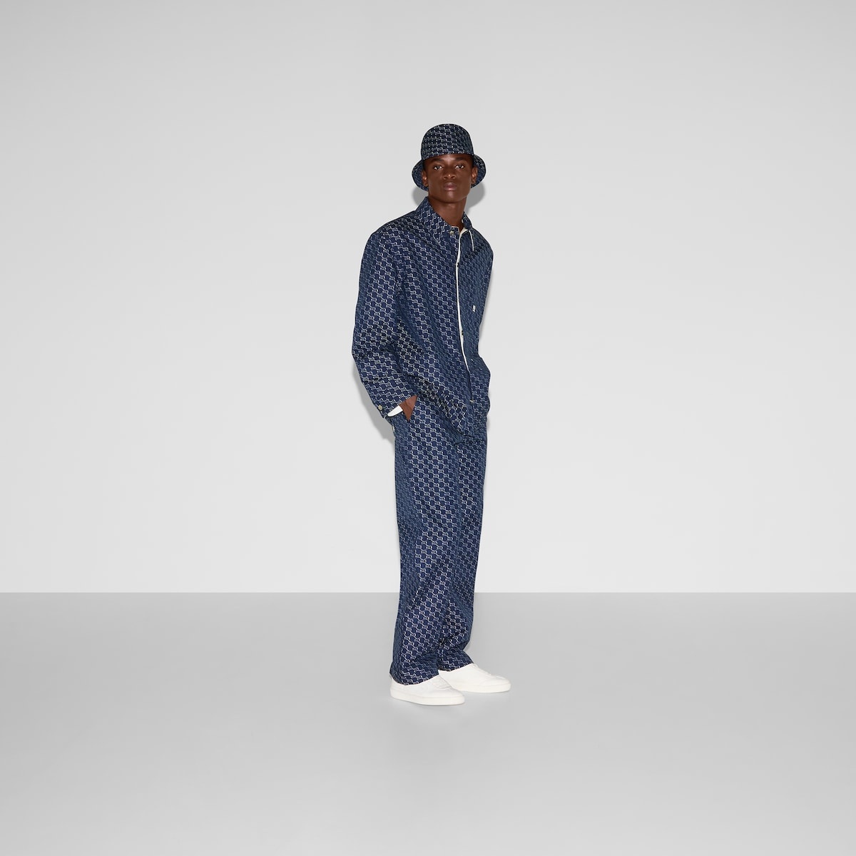 Cotton jacquard GG Shadow pant - 6
