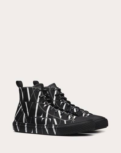 Valentino VLTN TIMES Giggies High-top Fabric Sneaker outlook