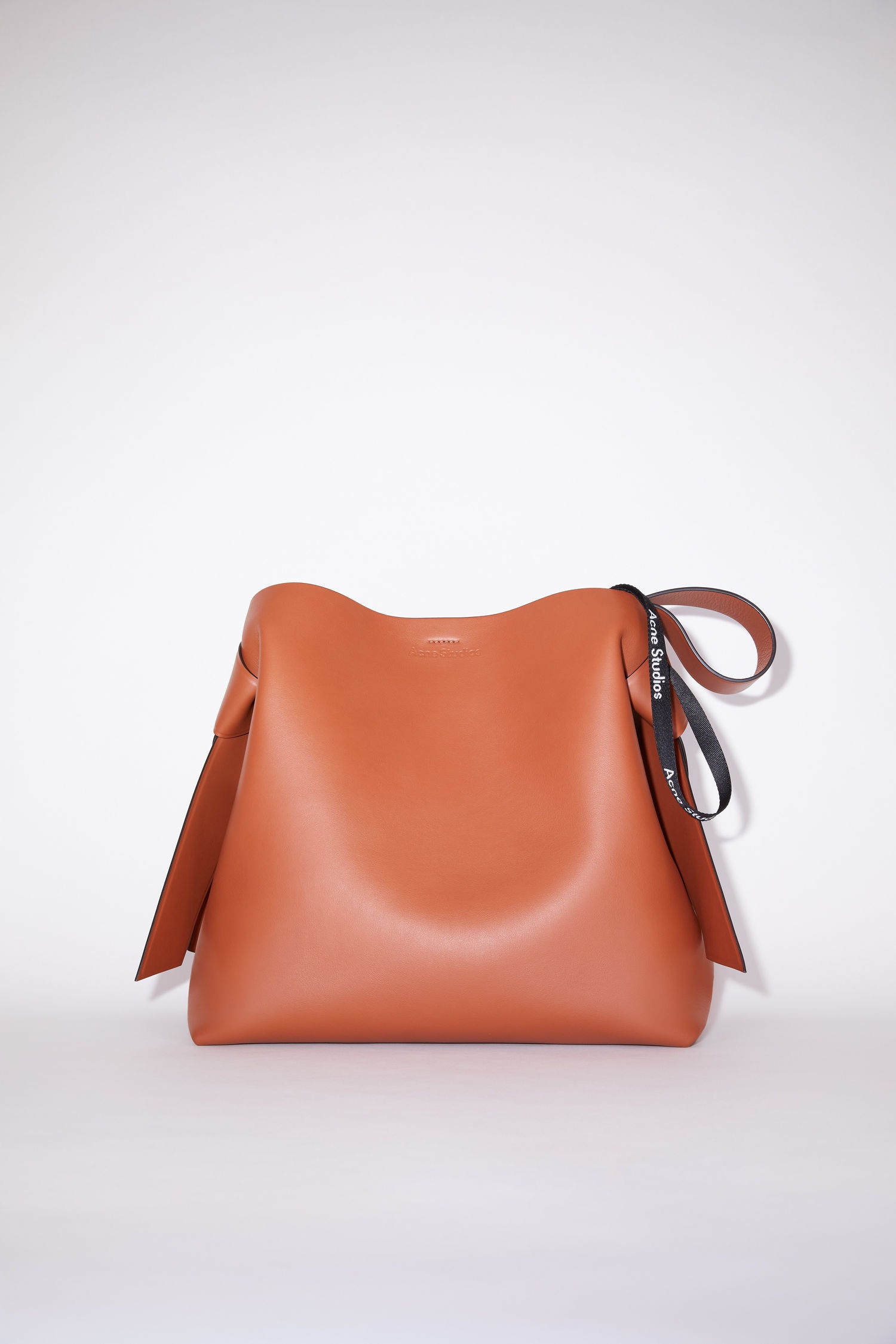 Large leather bag - Almond brown - 1