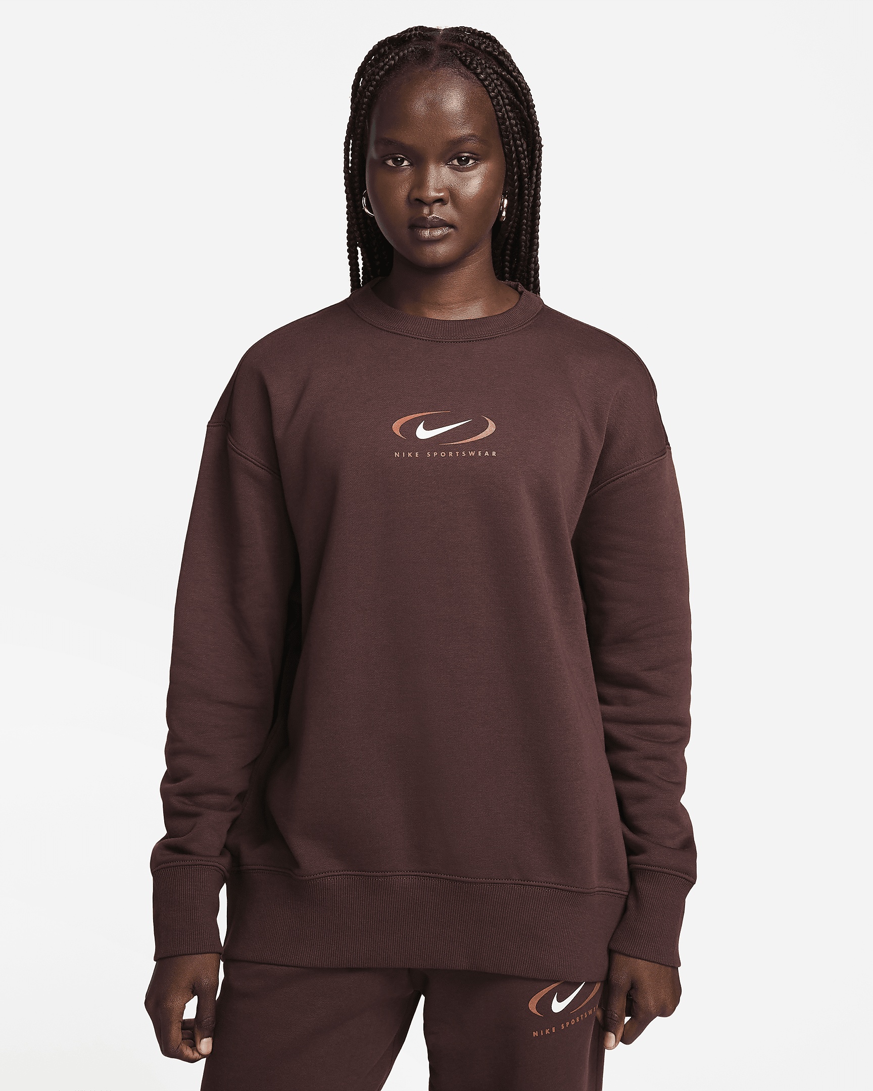 Nike Sportswear Phoenix Fleece Women's Oversized Crew-Neck Sweatshirt - 1