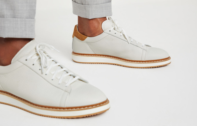 Grained calfskin sneakers 6