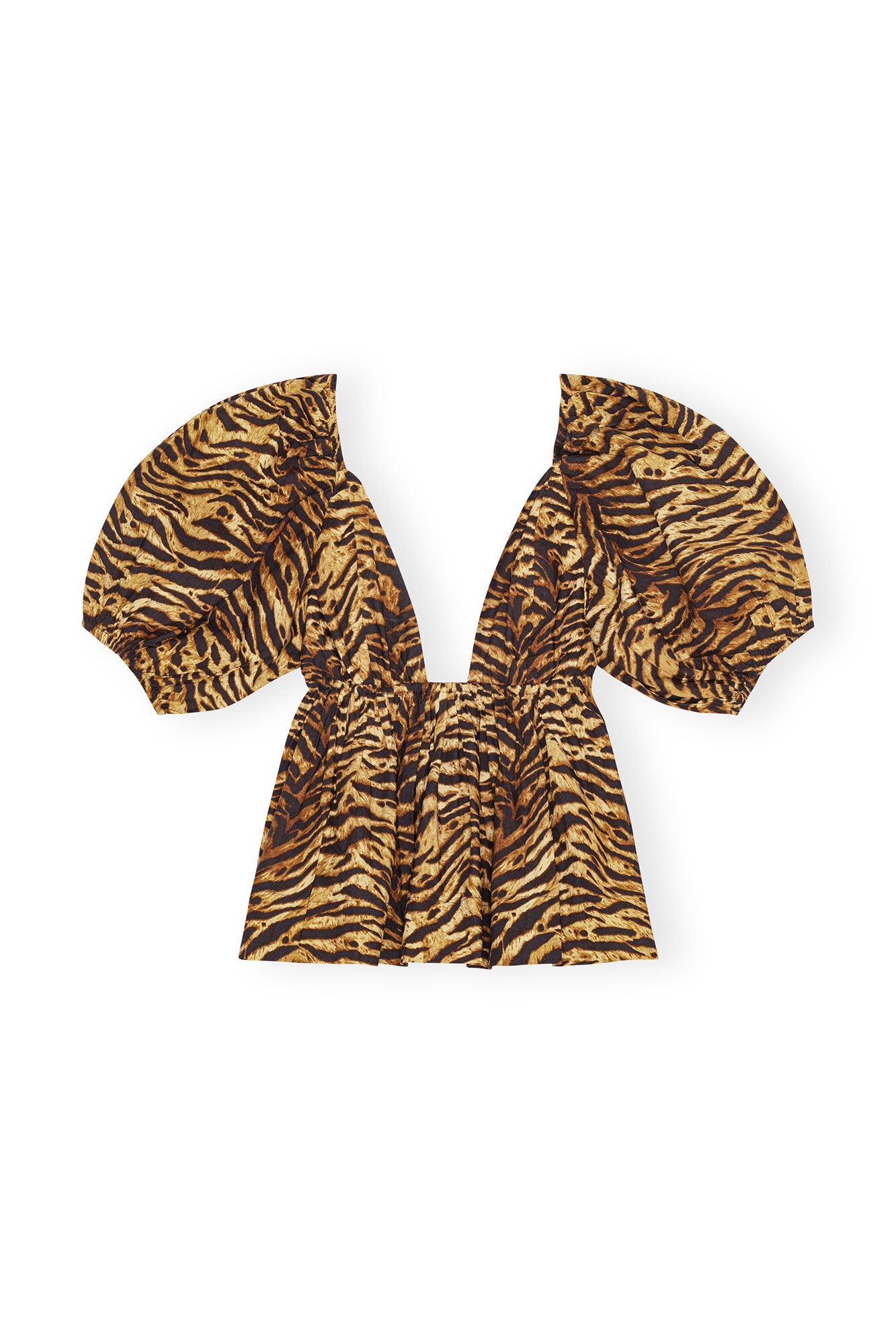 ANIMAL PRINTED COTTON BLOUSE - 6