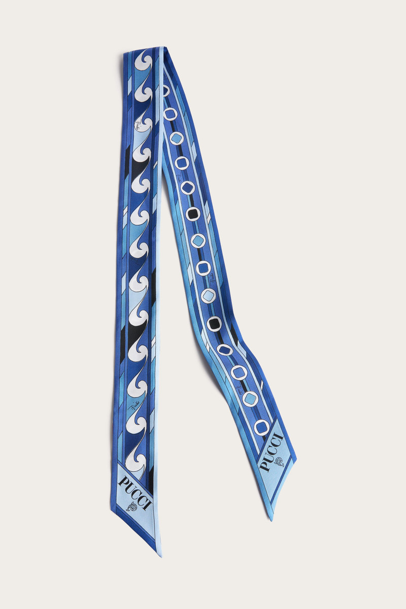 VIVARA AND BOUCLÉ PRINT SILK SCARF 1