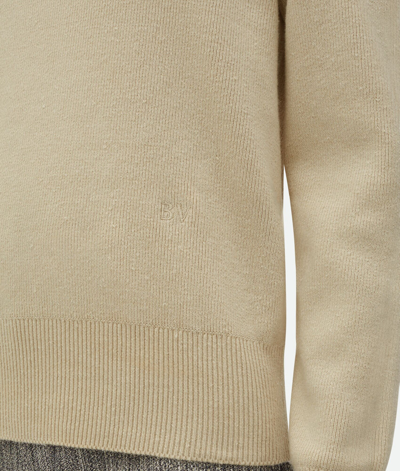 Linen "Bv" Embroidery Jumper 4