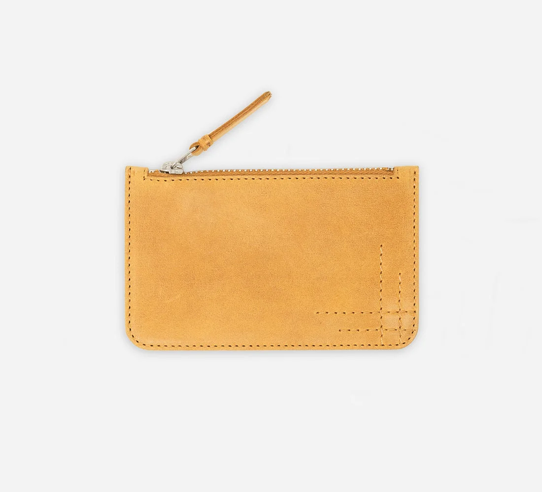 Zip Pouch - Natural Cowhide - 1