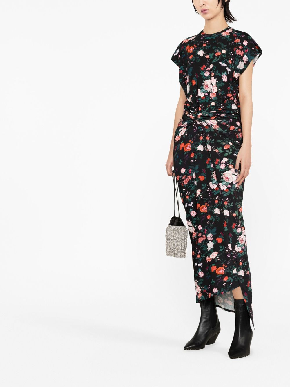 floral-print maxi dress - 2