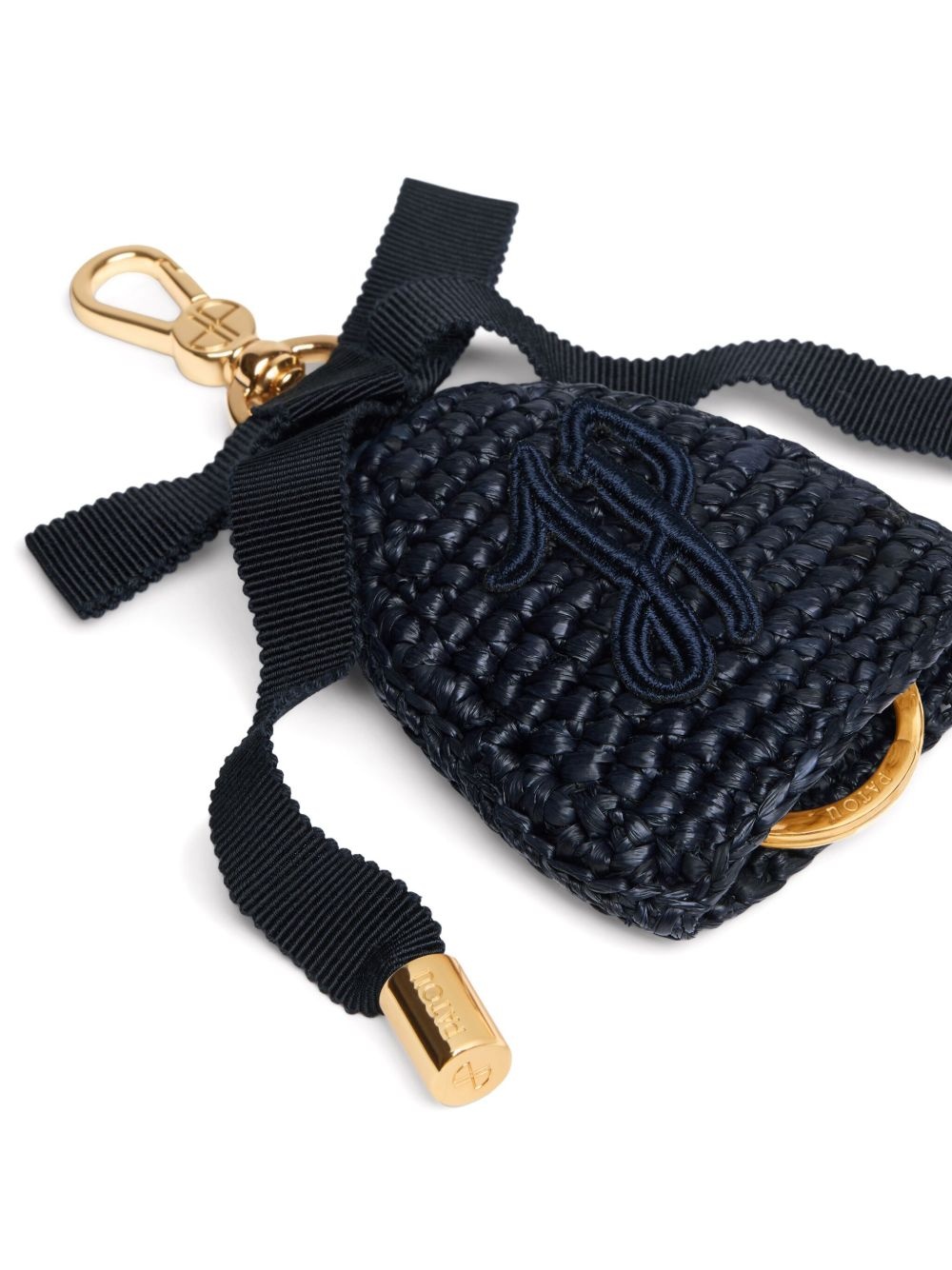 raffia keychain - 2
