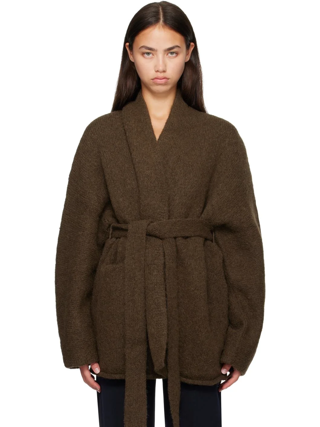 Khaki Coto Cardigan - 1