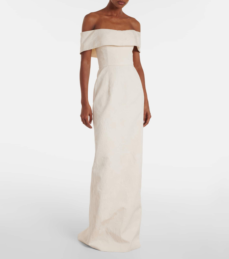 markarian Clover brocade gown outlook