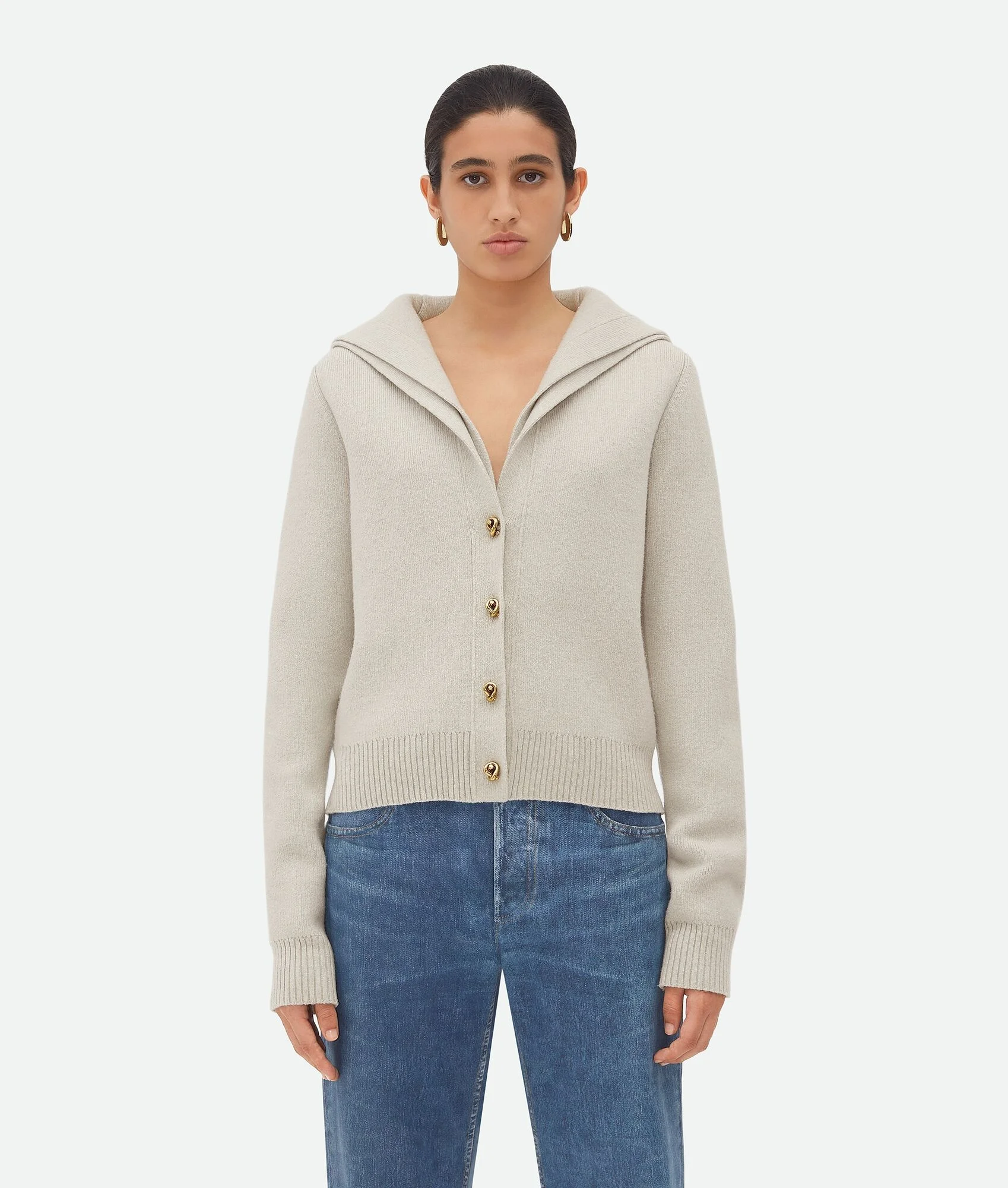 Compact Wool Cardigan - 1