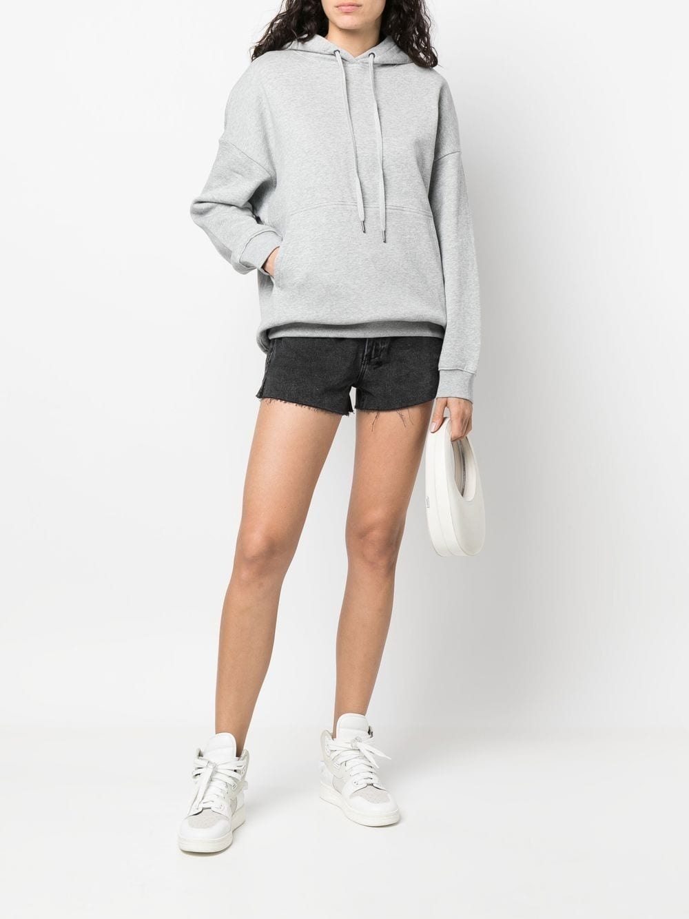 melange boyfriend-cut hoodie - 4