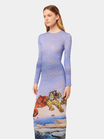 Paco Rabanne SALVADOR DALI LONG EVENING RHINESTONES DRESS outlook