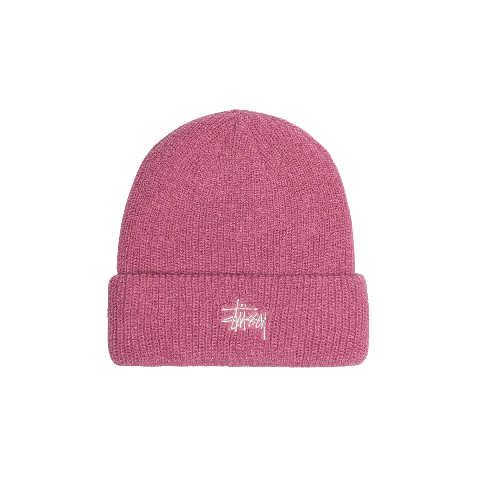 Stussy Basic Cuff Beanie 'Dusty Pink' - 1