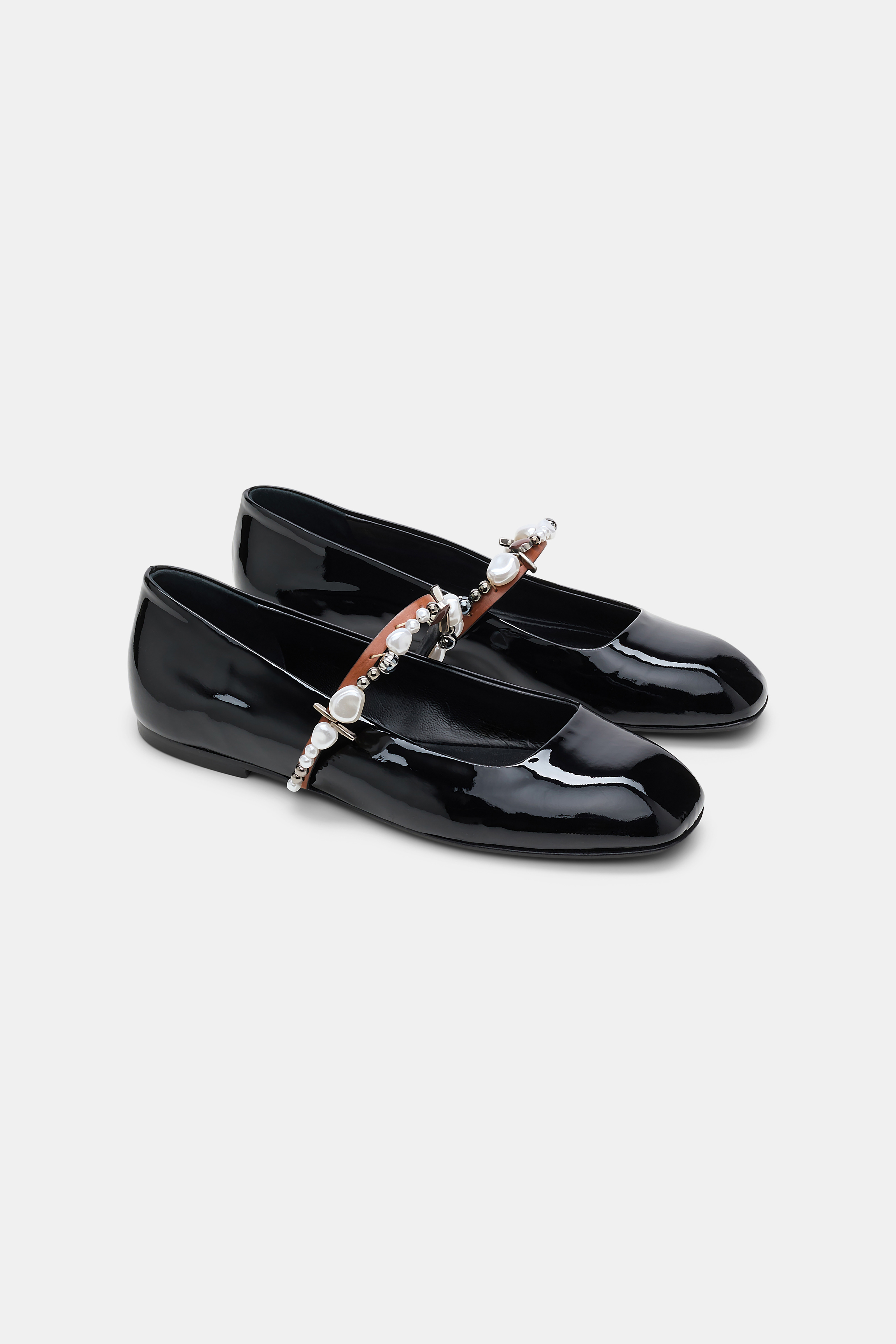 GLOSSY SHINE Embellished Mary-Jane - 7
