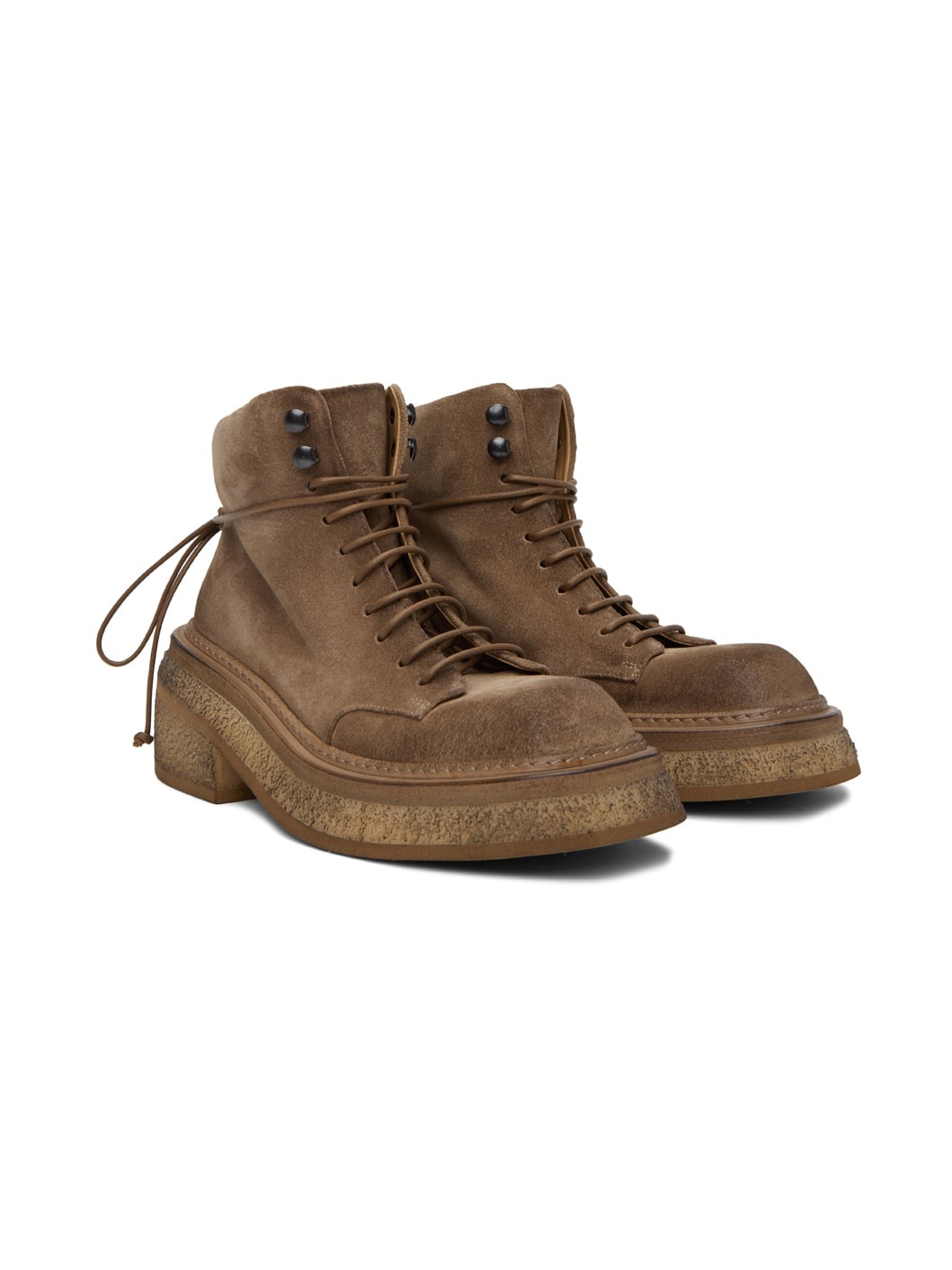 Tan Parata Anfibio Ankle Boots - 4