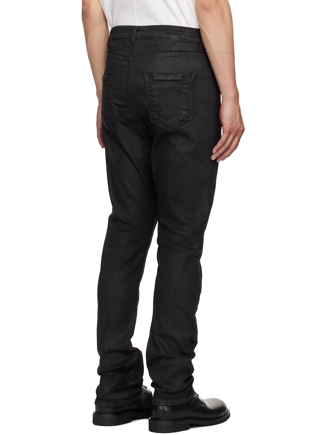 Black Hollywood Detroit Cut Jeans - 3