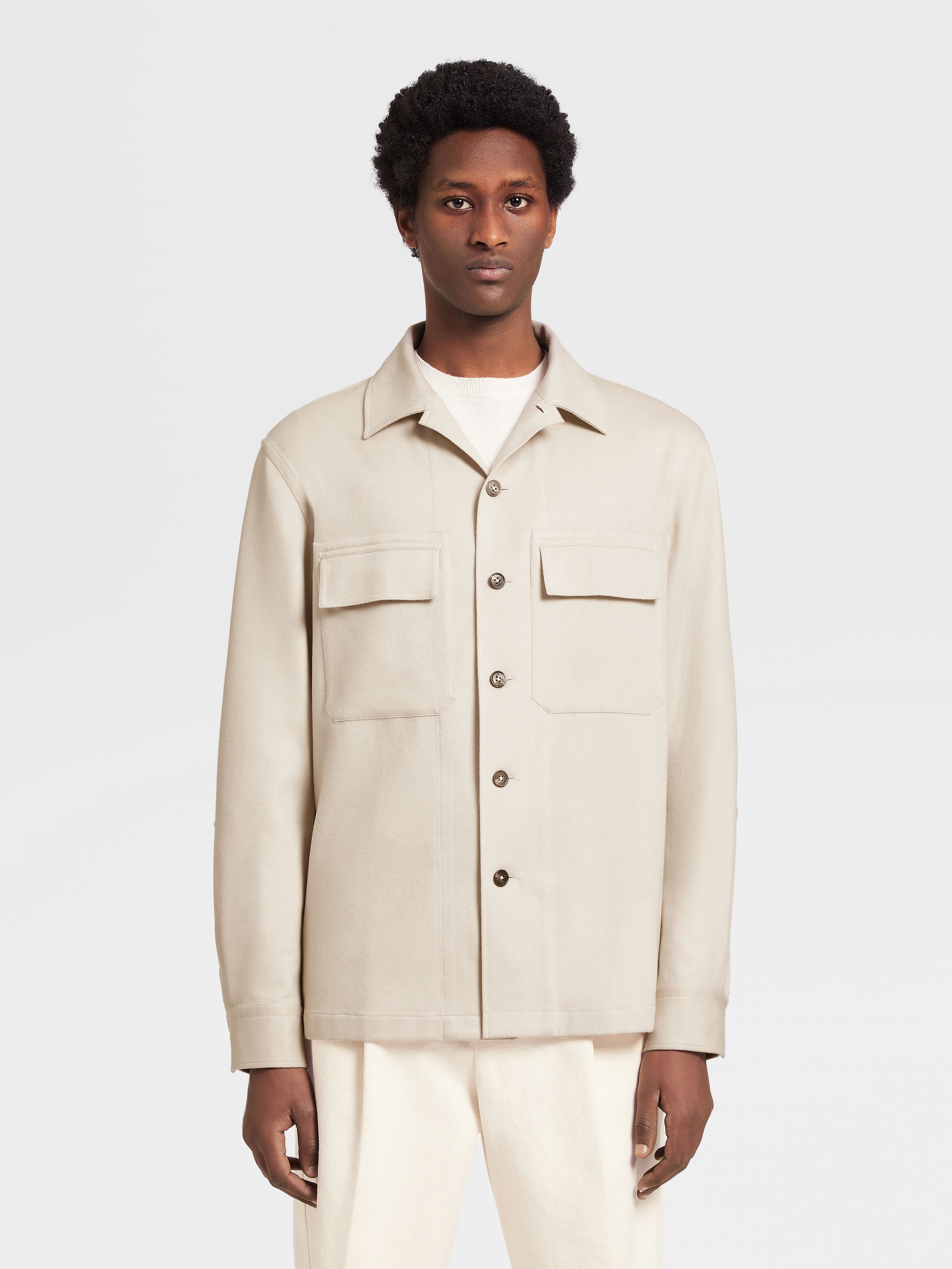 OFF-WHITE OASI CASHMERE OVERSHIRT - 2