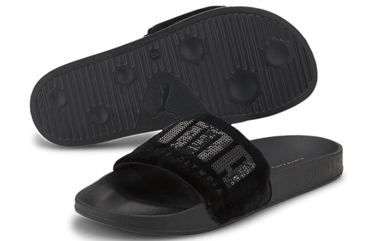 (WMNS) PUMA Charlotte Olympia x Leadcat Slide 'Black' 371837-01 - 2