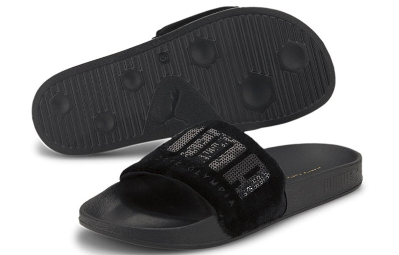 PUMA (WMNS) PUMA Charlotte Olympia x Leadcat Slide 'Black' 371837-01 outlook