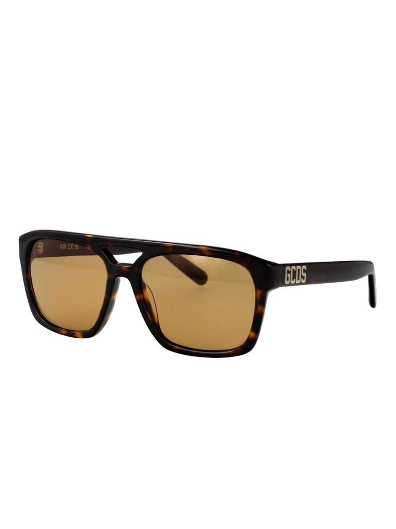 GCDS rectangle sunglasses outlook