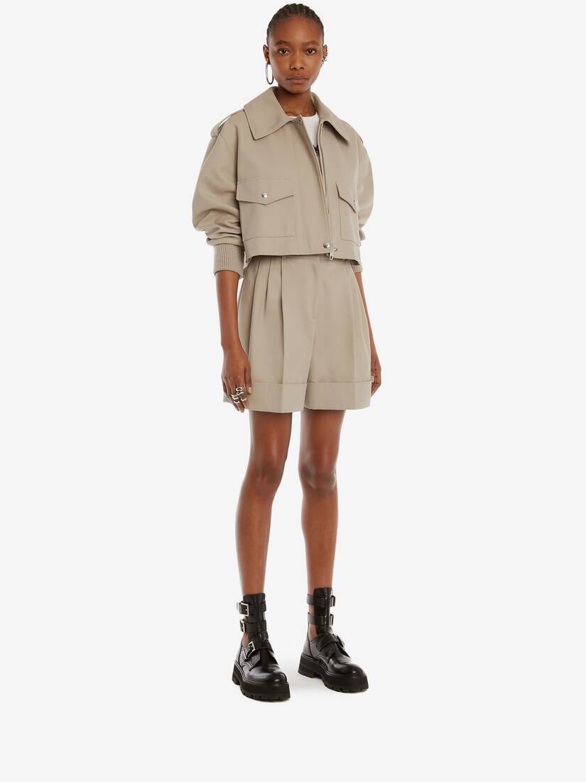 ショートパンツ alexander mcqueen FW23 CARGO SHORTS (757639_QJACF4100) Alexander McQueen 23 fw Cargo Shorts 757639QJACF4100