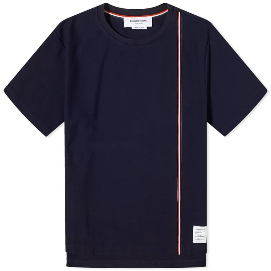 Thom Browne Engineered RWB Stripe T-Shirt - 5