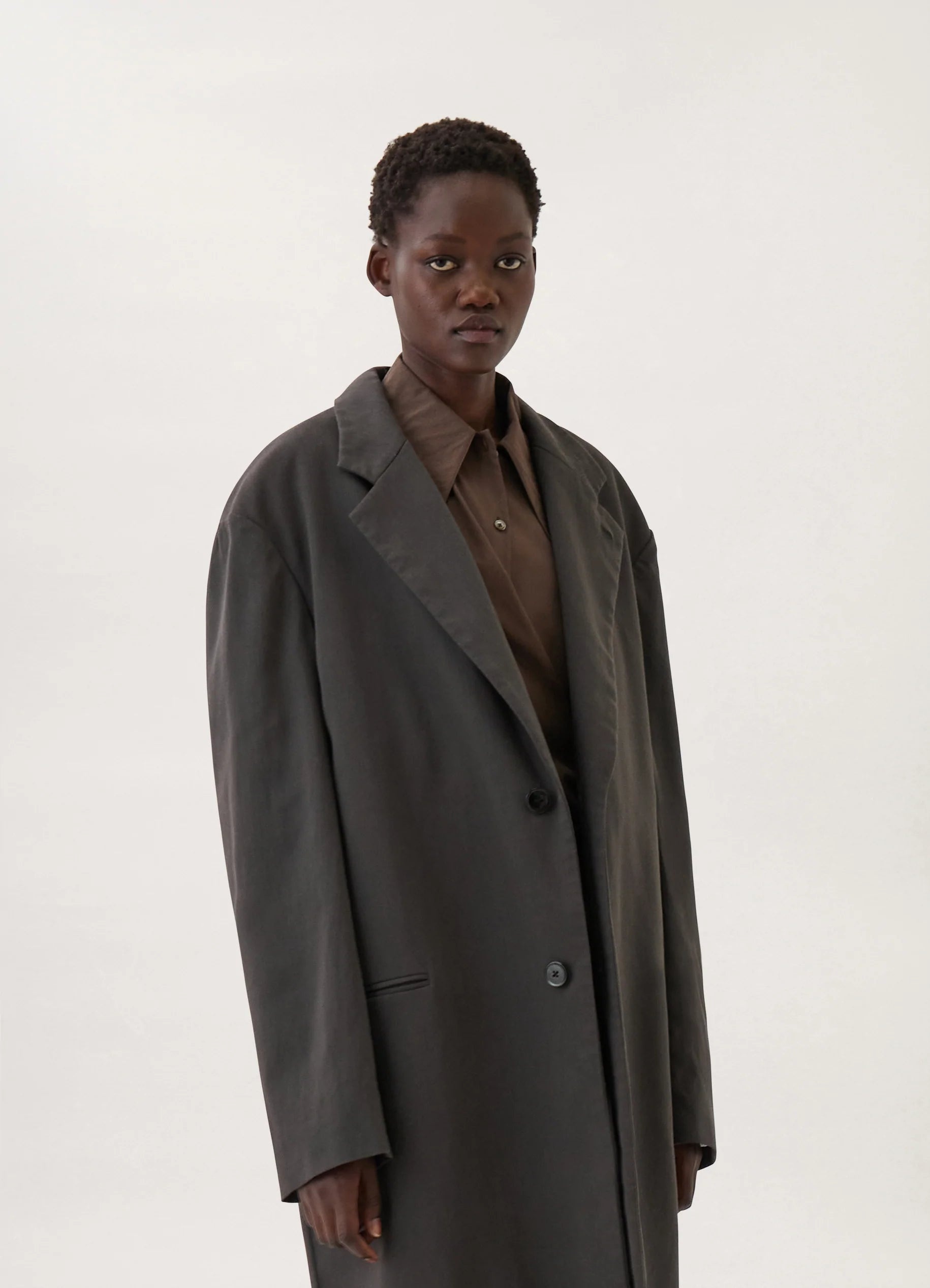 Lemaire CHESTERFIELD COAT COTTON VISCOSE | REVERSIBLE