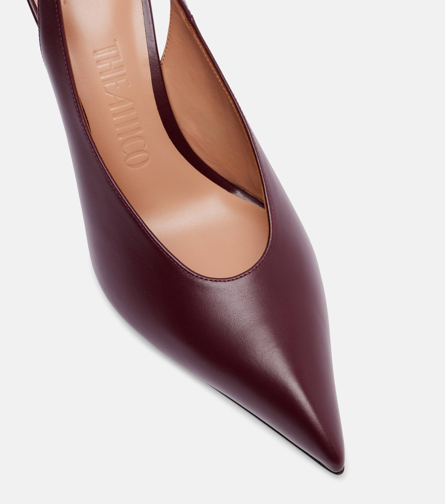 Viper 90 leather slingback pumps - 5