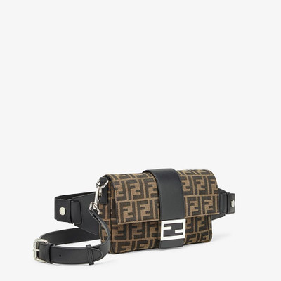 FENDI Brown fabric bag outlook