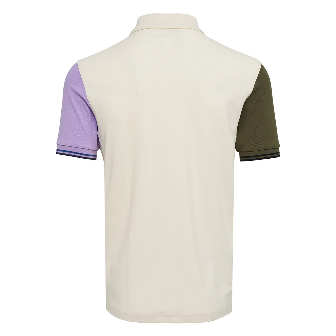 CDG SHIRT x FRED PERRY Color-Block Polo Shirt - 2