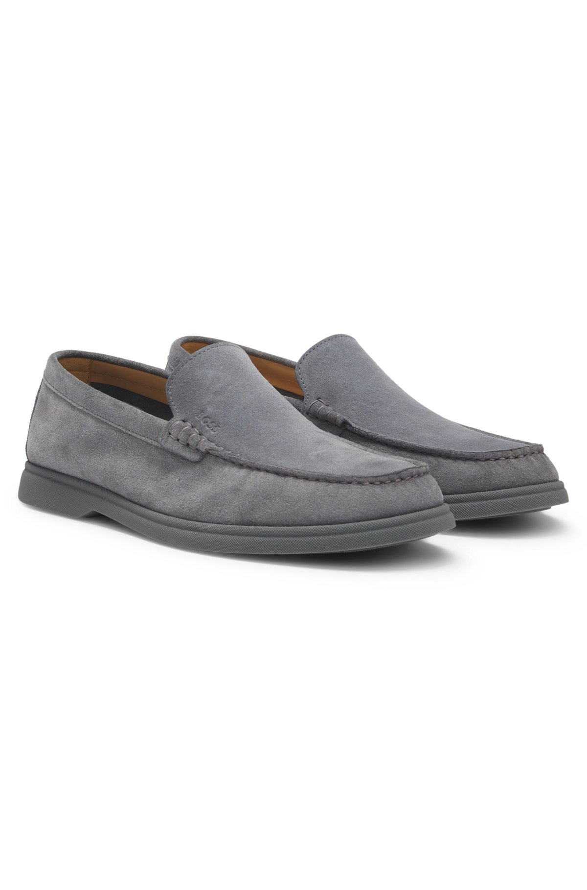 SUEDE LOAFERS WITH CONTRAST OUTSOLE - 2
