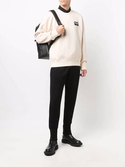 Alexander McQueen logo-patch sweatshirt outlook