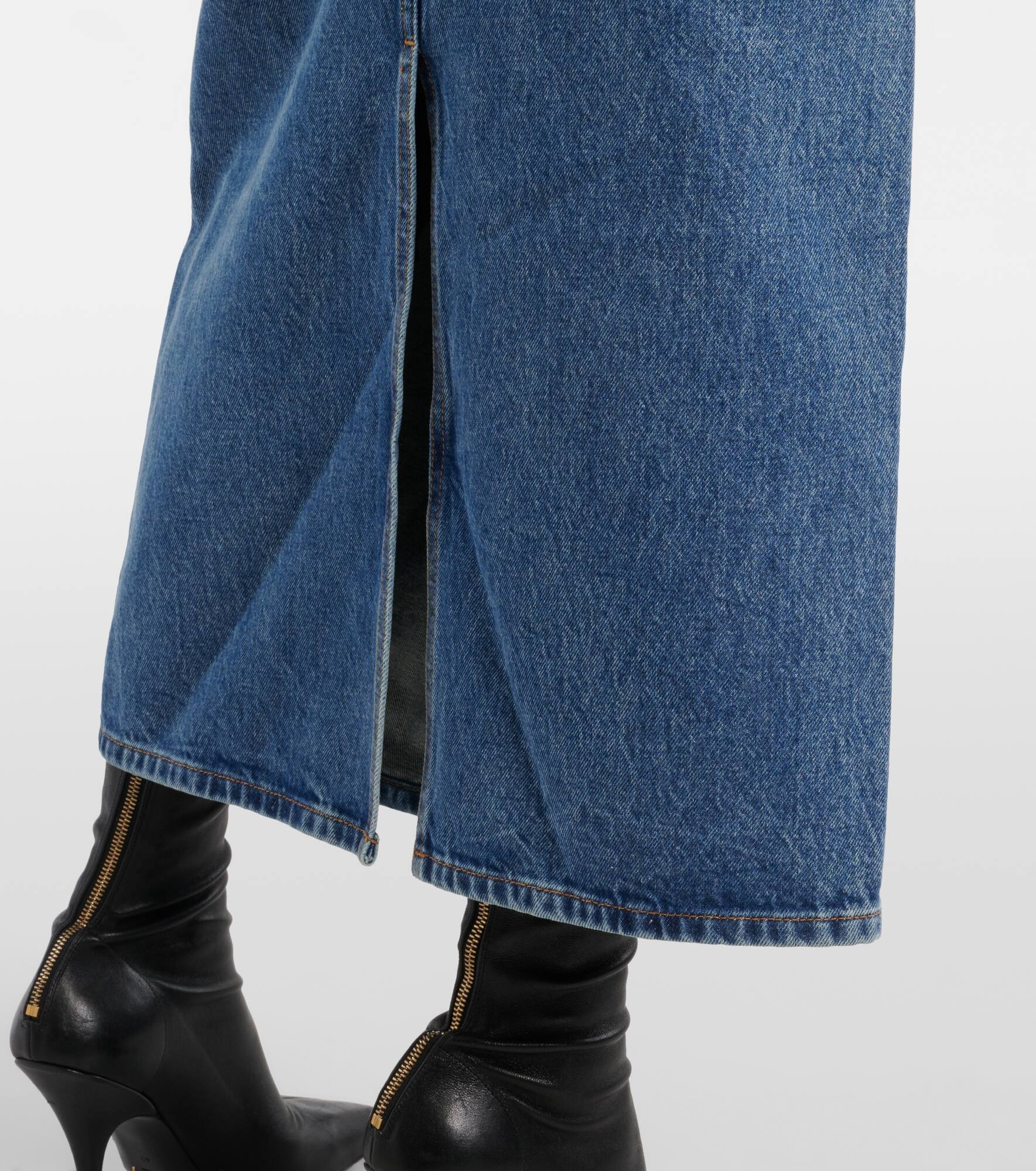 Genevieve denim maxi skirt - 6